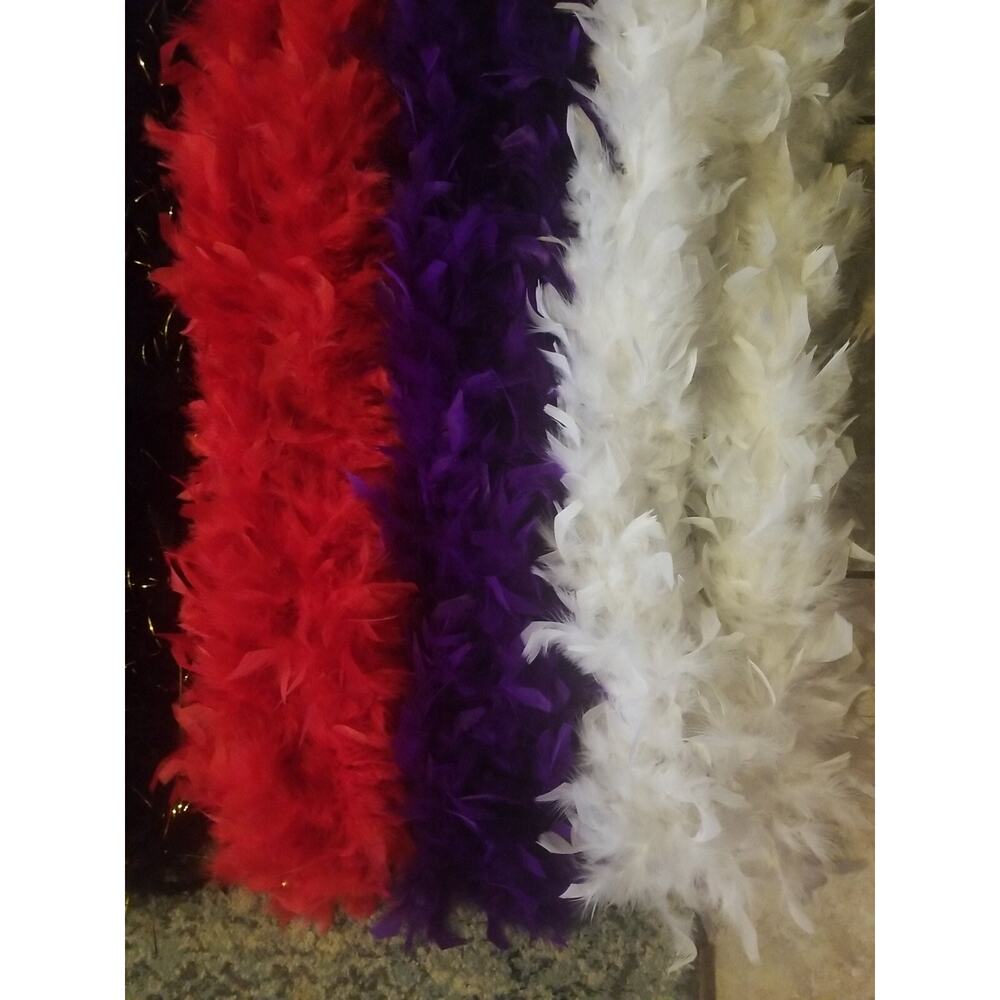 Feather Boa Pretty Elegant Long Flapper Showgirl Party Hollywood Costume 9 piece - Picture 6 of 16